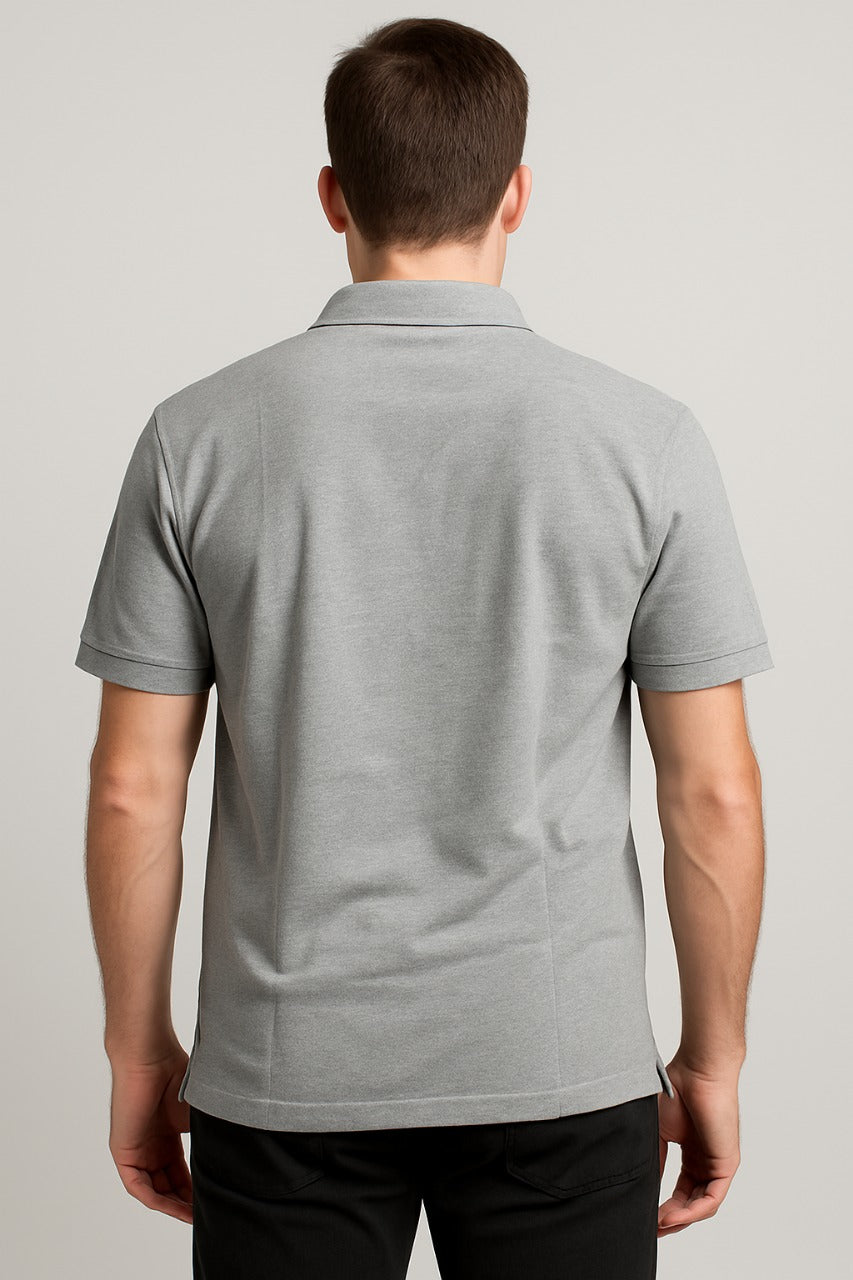 Grey Polo T-shirt