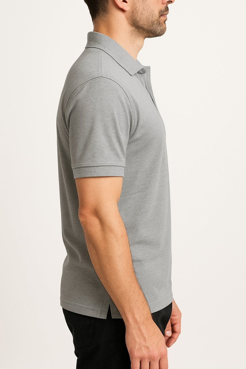 Grey Polo T-shirt