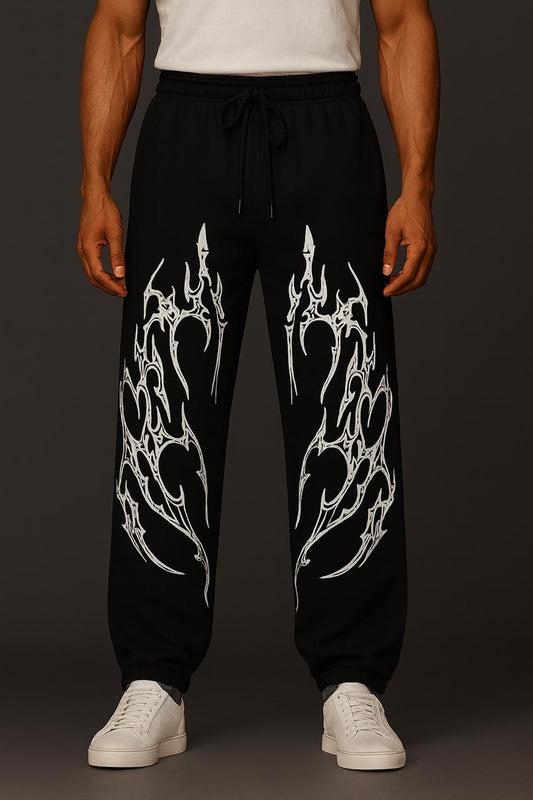 Bexor Black Unisex Straight  Fit  Pants
