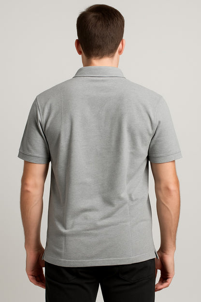 Grey Polo T-shirt