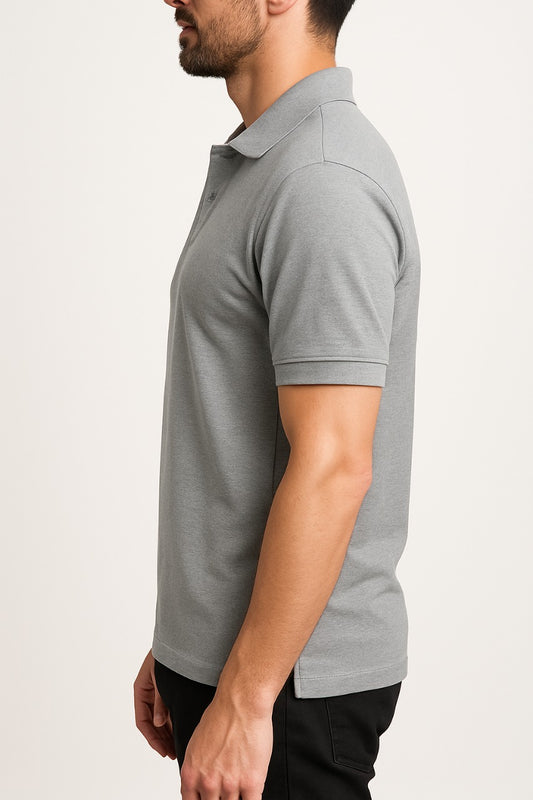 Grey Polo T-shirt