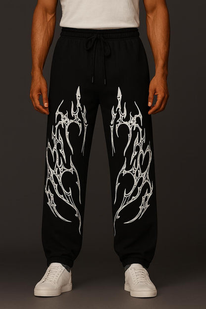 Bexor Black Unisex Straight  Fit  Pants